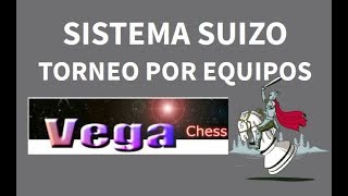 Torneo de ajedrez Sistema Suizo por equipos Vegachess Tutorial en Español [upl. by Shivers]