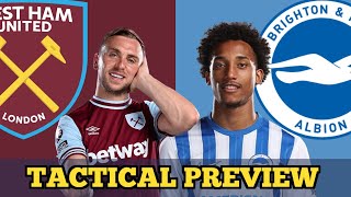 West Ham vs Brighton Preview  Tactical Breakdown [upl. by Annekahs]