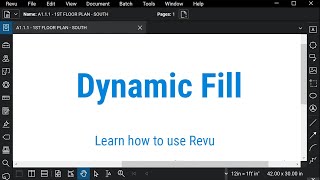 Bluebeam Revu Dynamic Fill [upl. by Bacon]