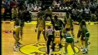 1984 NBA Finals Celtics at Lakers Gm 3 part 113 [upl. by Dreddy]