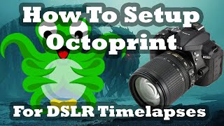 How To Setup Octoprint to take Timelapses with a DSLR camera [upl. by Llyrat]