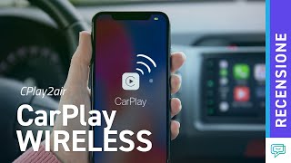 Recensione CPLAY2air collegare liPhone a CarPlay wireless con qualsiasi auto [upl. by Yevette8]