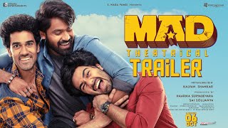 MAD  Official Trailer  Kalyan Shankar  S Naga Vamsi  Bheems Ceciroleo  MADTheMovie [upl. by Adelheid]