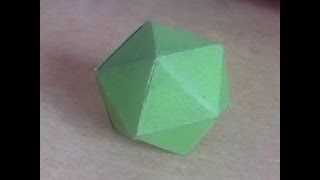 How To Make 20 sided dice origami [upl. by Prendergast]