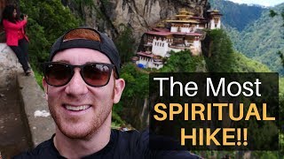 The Most Spiritual Hike Tigers Nest Bhutan [upl. by Scevo748]