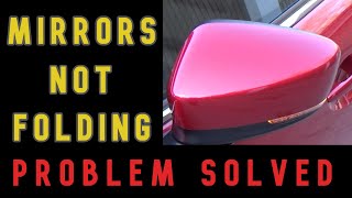 MAZDA6  Mirrors not folding PROBLEM SOLVED  2020 [upl. by Sina]