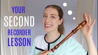 Your SECOND recorder lesson  Team Recorder [upl. by Arutak]