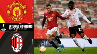 Manchester United vs AC Milan Extended Highlights  UCL on CBS Sports [upl. by Shaikh]