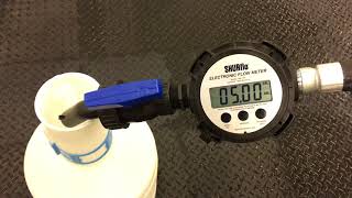 SHURflo Flow Meter Calibration [upl. by Vedi]