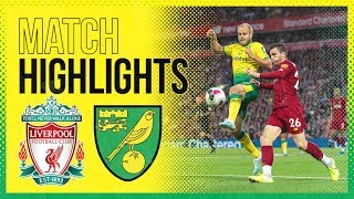 HIGHLIGHTS  Liverpool 41 Norwich City [upl. by Ettigirb]