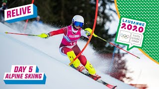 RELIVE  Alpine Skiing  Slalom Run 2  Day 5  Lausanne 2020 [upl. by Oicnerual]