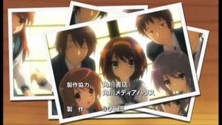 Suzumiya haruhi no yuutsu NewED quotTomarequot 【HD】 [upl. by Eiddet]