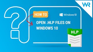 How to open hlp files on Windows 10 [upl. by Hahnke]