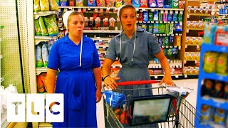 Amish Girls Visit An English Supermarket For The First Time  Return To Amish [upl. by Ahsyekal]