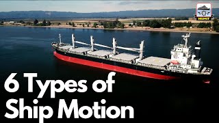 6 Types of Ship Motion  Animated Explaination [upl. by Nissa]