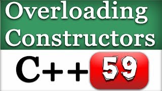 Overloading Class Constructors  C Object Oriented Programming Video Tutorial [upl. by Loferski]