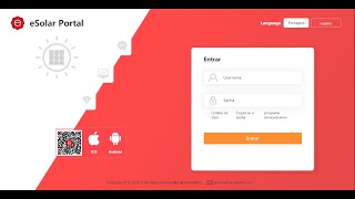 Plataforma de monitoramento eSolar 01 SAJ [upl. by Marra730]