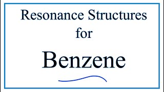 How to Draw the Resonance Structures for Benzene C6H6 [upl. by Presber]