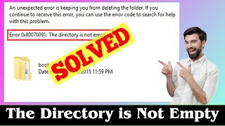 SOLVED Error The Directory is Not Empty Problem Issue [upl. by Amikan]