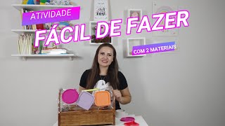 ATIVIDADE PARA BERÇÁRIO FÁCIL DE FAZER COM 2 MATERIAIS 😍😍 [upl. by Battiste647]