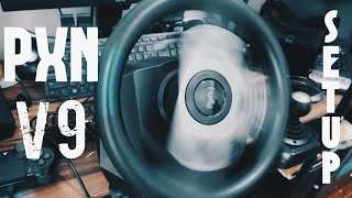 PXN V9 Racing Wheel Unboxing and Quick Setup [upl. by Assisi]