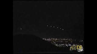 March 13 1997 Phoenix Arizona UFO Lights  ORIGINAL VIDEO [upl. by Enomsed]