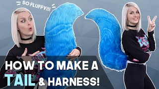 Cosplay Tail amp Harness Tutorial  Upright Foam Tail [upl. by Joell855]