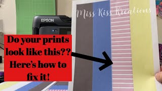 How to fix lines in printout How to clean a printhead [upl. by Mandy]