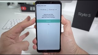 How To Factory Reset LG Stylo 5  Hard Reset [upl. by Veejar]