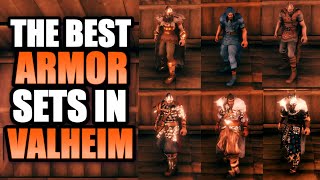 Valheim The BEST Armor Sets  How To Craft  And Max Level Stats [upl. by Jermayne487]