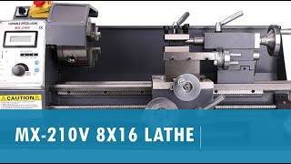 MX210V 8x16 Metal Lathe Review [upl. by Lamaaj]