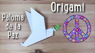 COMO HACER UNA PALOMA DE LA PAZ ORIGAMI [upl. by Duck]