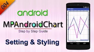 004 Setting and Styling  MP Android Chart Tutorial [upl. by Chanda]