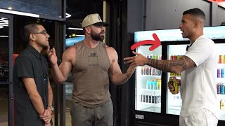 Bradley Martyn Presses Man amp FAILS To Intimidate Him [upl. by Hctud]