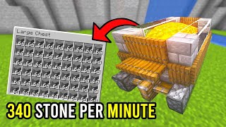 Fastest Stone Generator in Minecraft 20400 itemshour  118 119 [upl. by Umont]