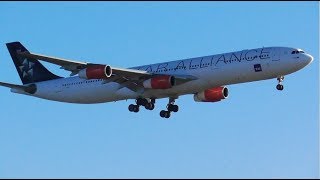 Plane Spotting at Copenhagen Airport  Crosswind landings  Go Around [upl. by Eidson]