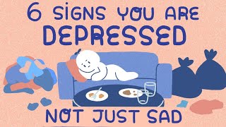 6 Signs Youre Depressed Not Sad [upl. by Mayfield]