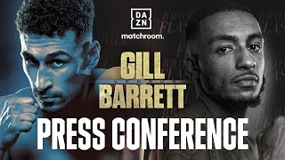 JORDAN GILL VS ZELFA BARRETT PRESS CONFERENCE LIVESTREAM [upl. by Eemla]