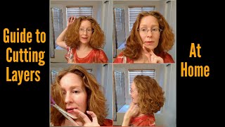 How to Cut Layered Hair at Home the EASY WAY amp Important Tips to Know Before Cutting Your Own Hair [upl. by Eggleston]