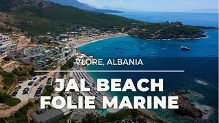 Jal Beach  Folie Marine  🇦🇱 Albania MTravelVlog [upl. by Adrahc]