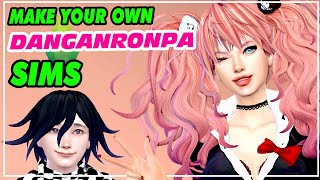 Danganronpa Sims 4 CC SHOPPING Links Included [upl. by Dahsraf152]