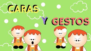 Actividad Aprende en casa Caras y Gestos [upl. by Lazes]