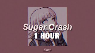 1 HOUR ElyOtto  SugarCrash  slowed  reverbed [upl. by Sikras]