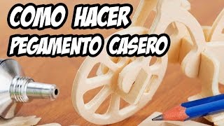 Como hacer pegamento casero  Engrudo [upl. by Ayardna]