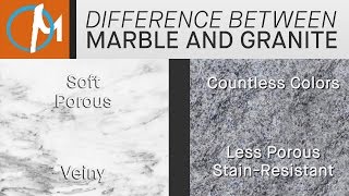 How To Tell Granite From Marble l Marblecom [upl. by Nana]