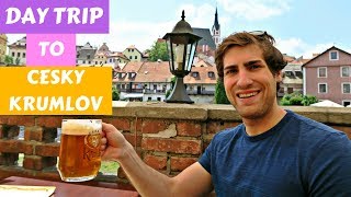 Cesky Krumlov  Day Trip From Prague  Travel Vlog [upl. by Epolulot]