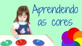 ATIVIDADES PARA CRINÇAS DE 2 ANOS OU MAIS  APRENDENDO AS CORES [upl. by Rednaskela285]