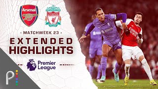 Arsenal v Liverpool  PREMIER LEAGUE HIGHLIGHTS  242024  NBC Sports [upl. by Pantin360]