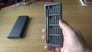 Xiaomi Wiha OLLIVAN Precision Screwdriver Set 24 in 1 Review  Repair kit for Cameras Phones etc [upl. by Cinom]