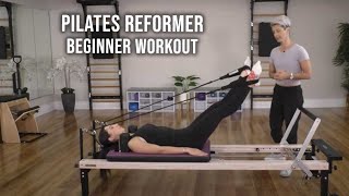 Pilates Reformer Beginner Workout  AlignPilates [upl. by Oilenroc]